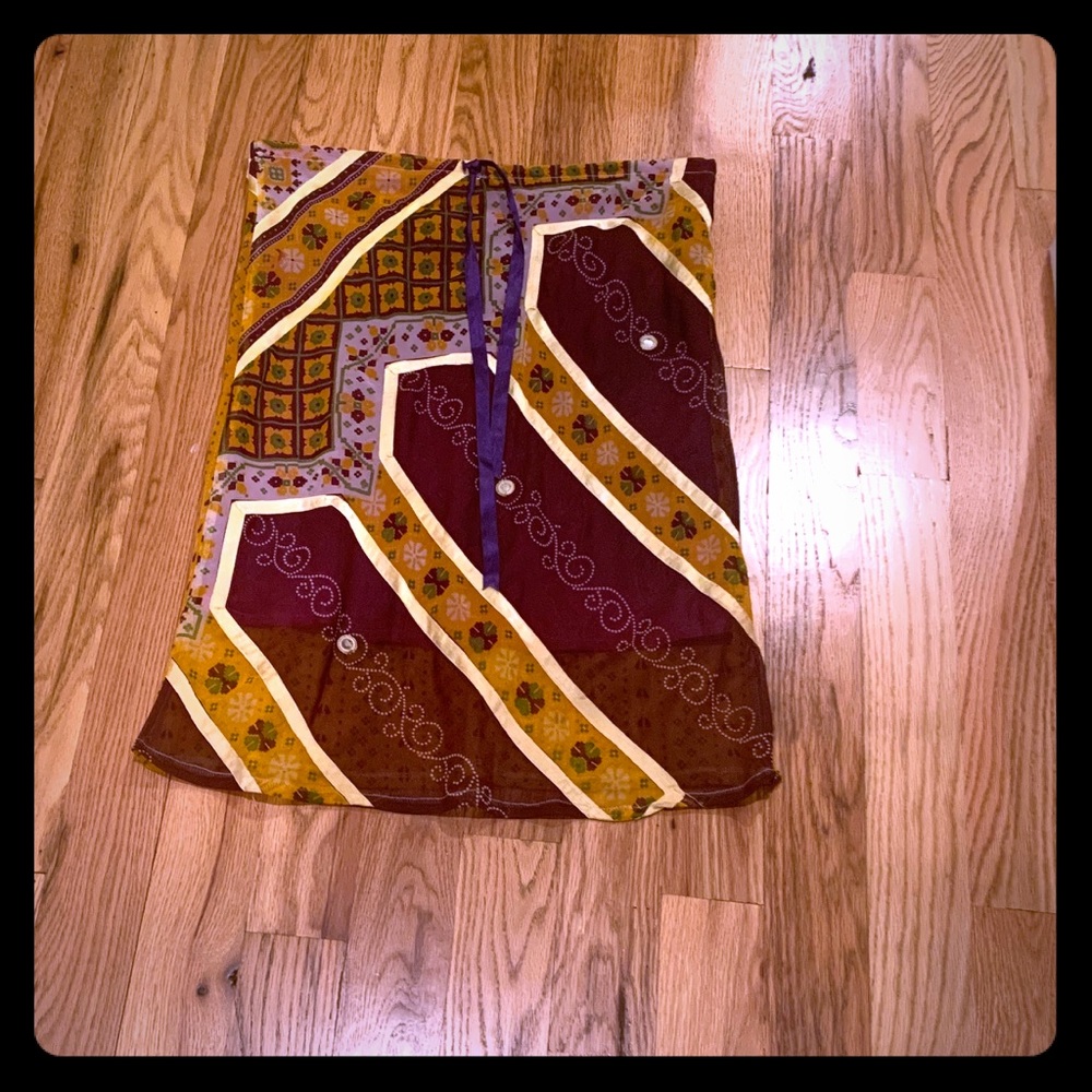 Carly Harris midi drawstring skirt